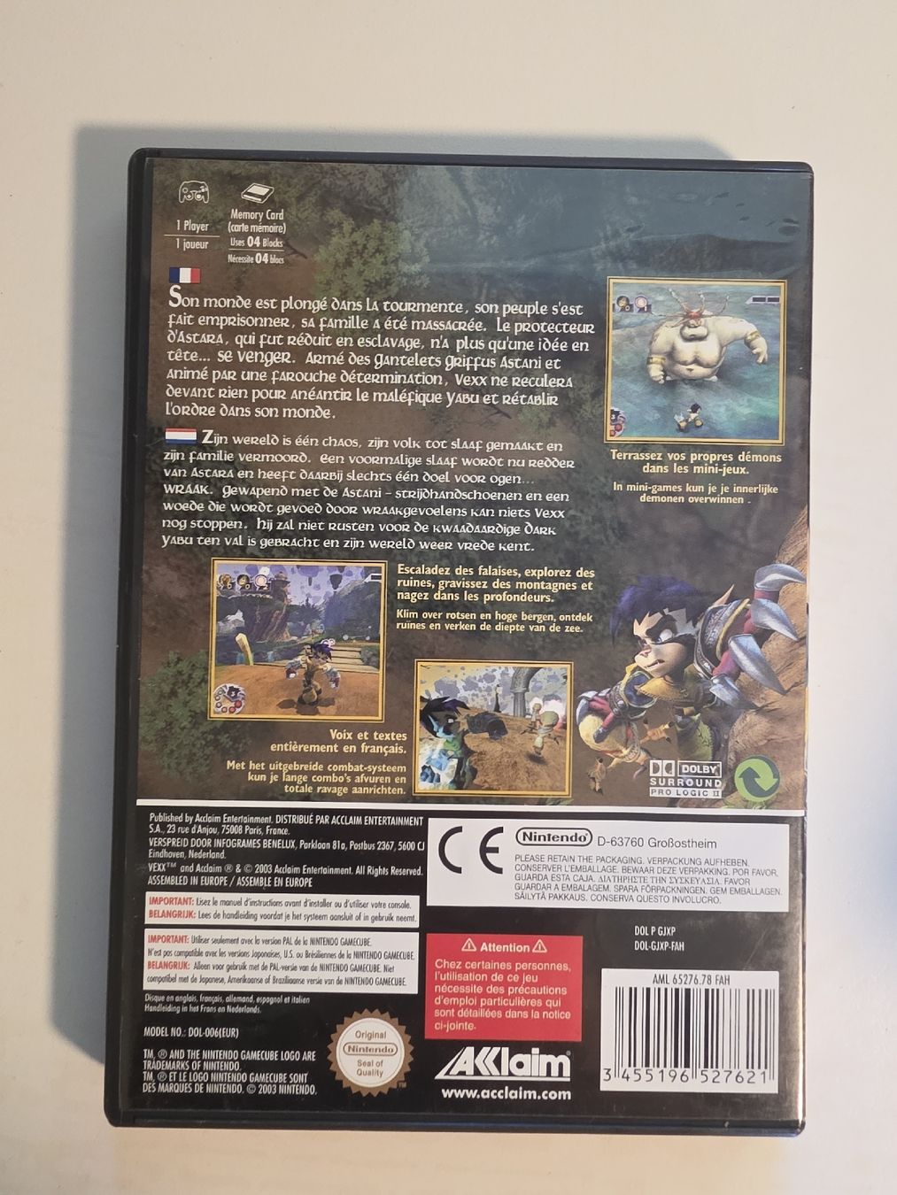 Nintendo Giochi: Vexx Nintendo GameCube PAL FR – Usato da Tafers venduto da whereyogamesat 1