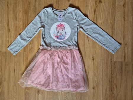 Kleid / Röckli mit Wende-Pailetten Prinzessin, Gr. 122