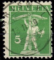 CH - Tellknabe - SBK Nr. 125 - Vollstempel Säriswyl BE