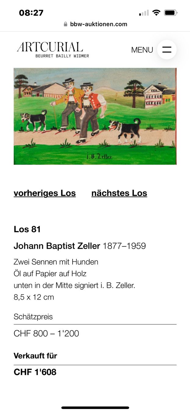 Dipinti: Original Appenzeller Bild – Usato da Weissbad venduto da 7733110 1