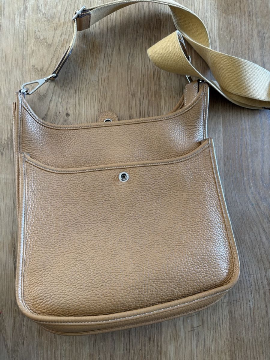 Hermès Borse da donna: Authentic Hermès Evelyne 28 Bag - Tan Leather - Pristine – Usato da Geneve venduto da esp_8rbh 3