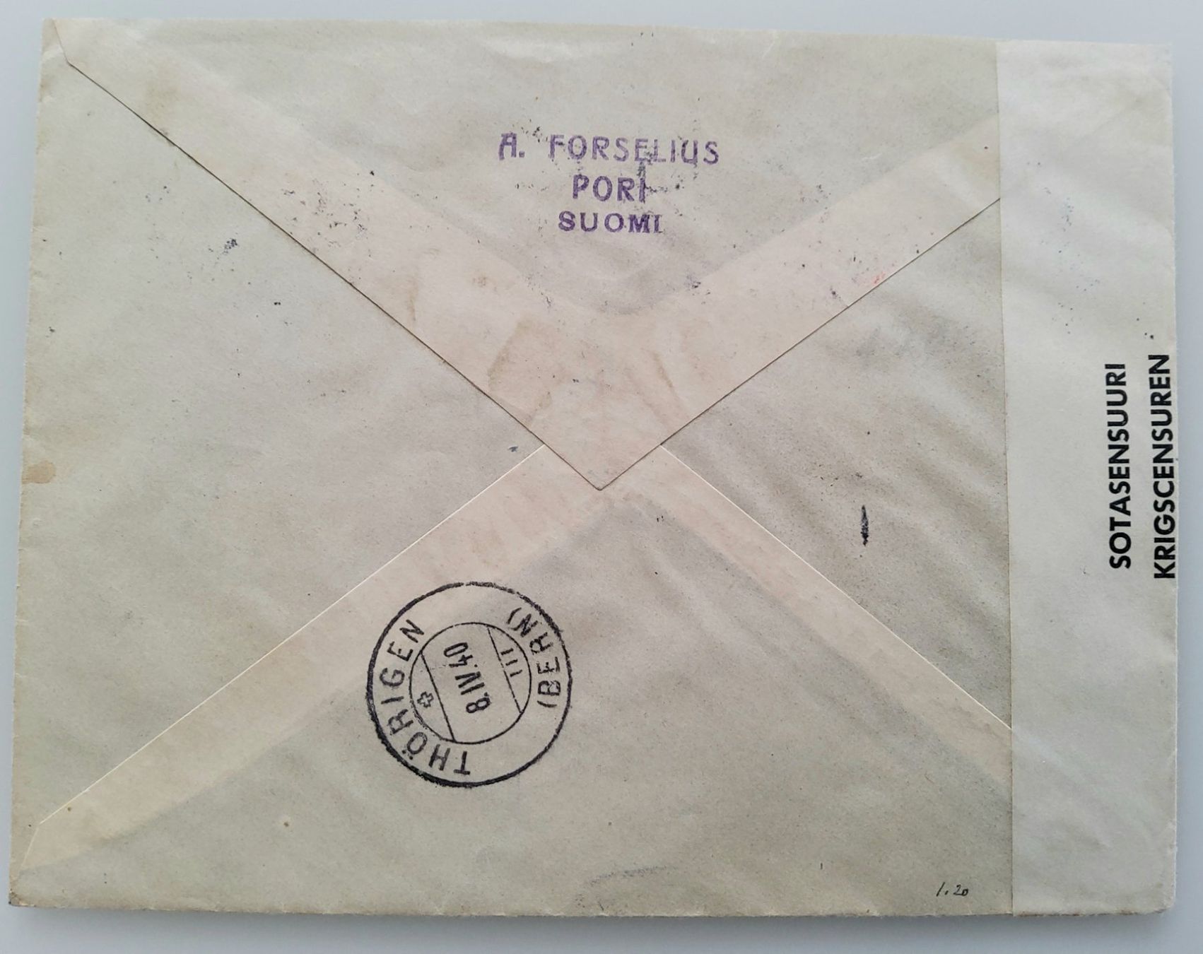Tutti i francobolli: Finnland Rotes Kreuz 1940, FDC – Usato da Buchrain venduto da mue_kru 1