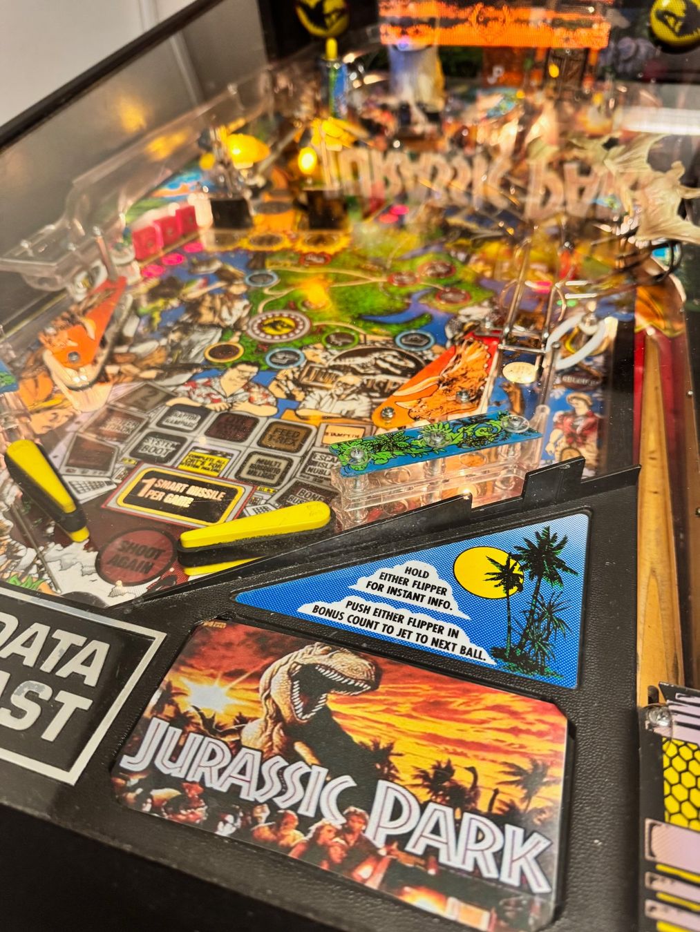 Flipper: Jurassic Park Data East Flipperkasten – Usato da Salmsach venduto da bigbellybank 5