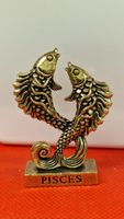 Fische Sternzeichen Stauenfigur Messing Horoskop 