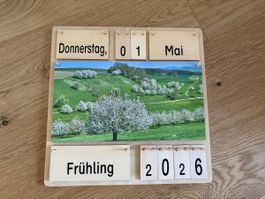 Montessori Holzkalender