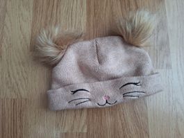 Süsse, warme Wintermütze für Mädchen