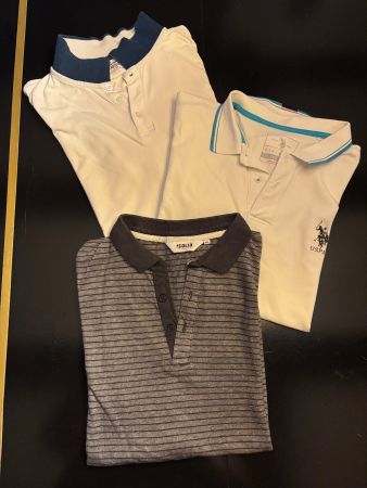 3 Poloshirts Top Marken Gr.: XXXL (Brust: 65cm/Rücken: 71cm)