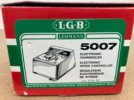 LGB Gartenbahn 5007 Elektronischer Fahrregler rot