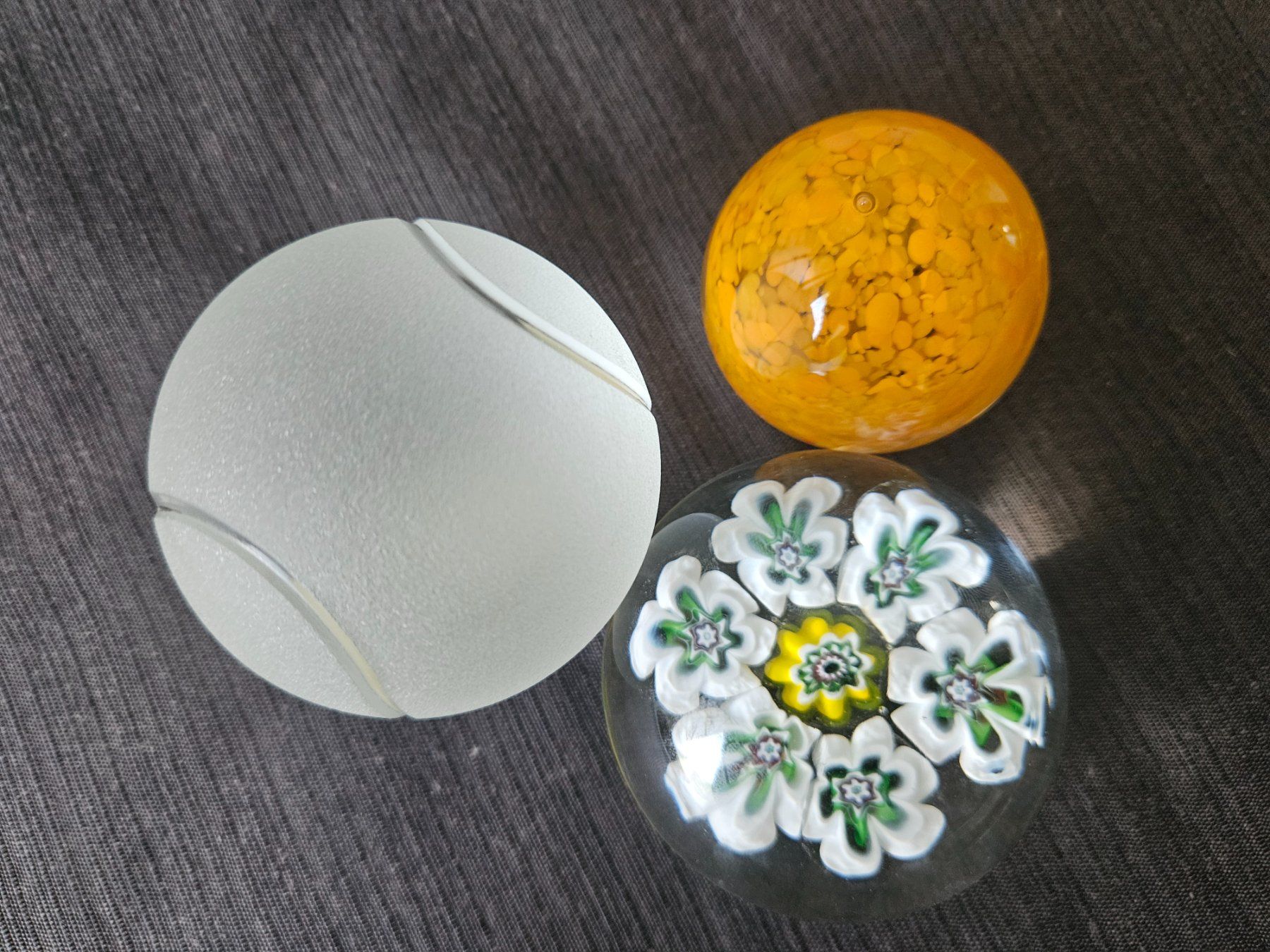 Murano Bicchieri: Murano Paperweights / Briefbeschwerer  3 Stück – Usato da Oberrieden venduto da Sun-and-Sand 3