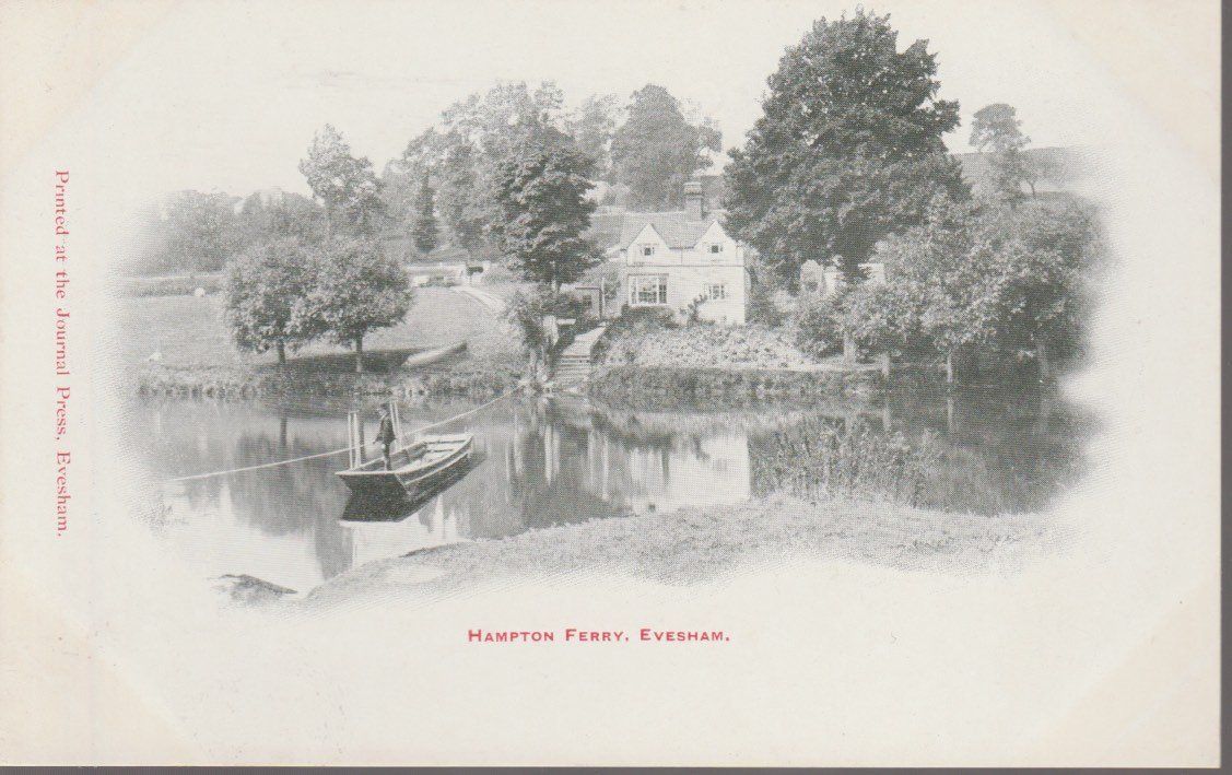 Cartes postales: old UK Postcard EVESHAM - HAMPTON FERRY Smith's series – D'occasion à Vezia par Aquarius_Age