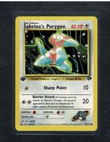 Sabrina's Porygon - 1st Gym Challenge
