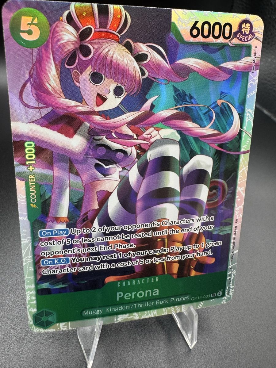 Bandai Carte collezionabili: Perona OP14 033 NM – Nuovo (secondo la descrizione) da Solduno venduto da OPHunters