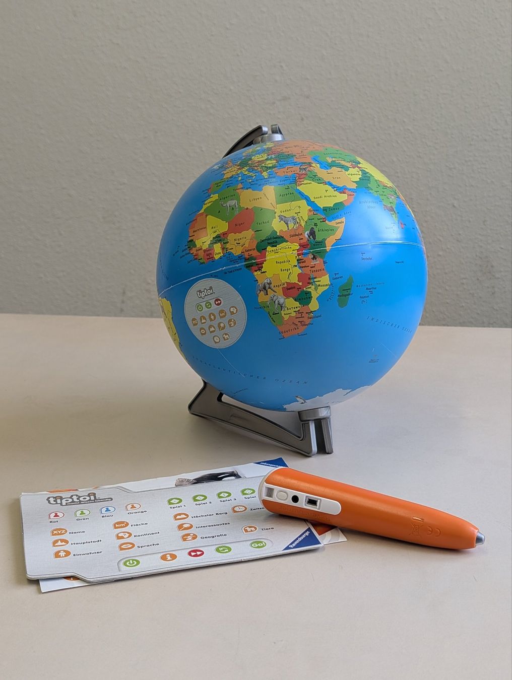 Tiptoi Giocattoli: Ravensburger tiptoi Globus mit tiproi Stift – Usato da Zürich venduto da Scadgers 3