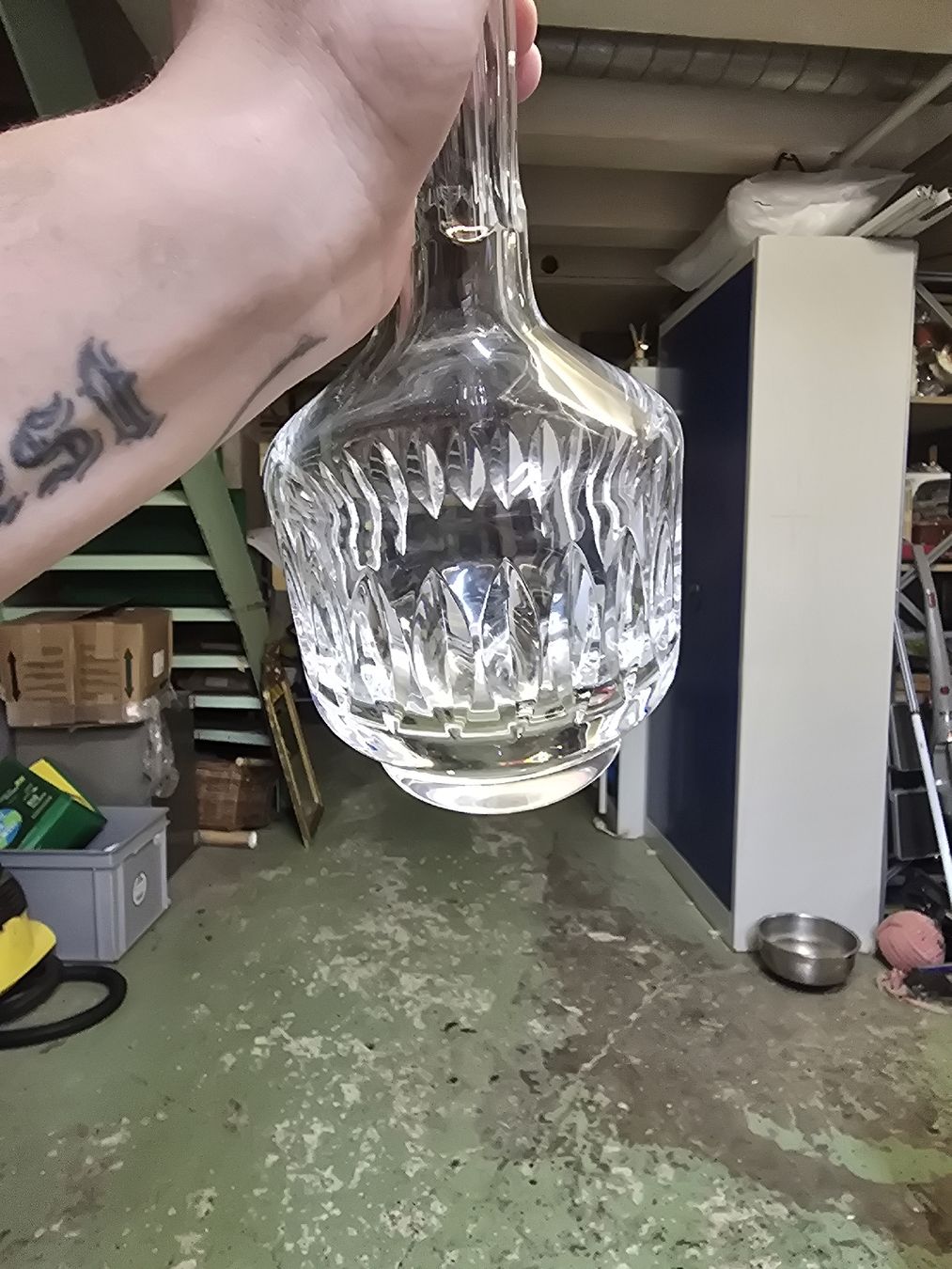 Caraffe: Kristallkaraffe geschliffen 34cm höhe (D1) – Usato da Rorschach venduto da TimelessTrading 2