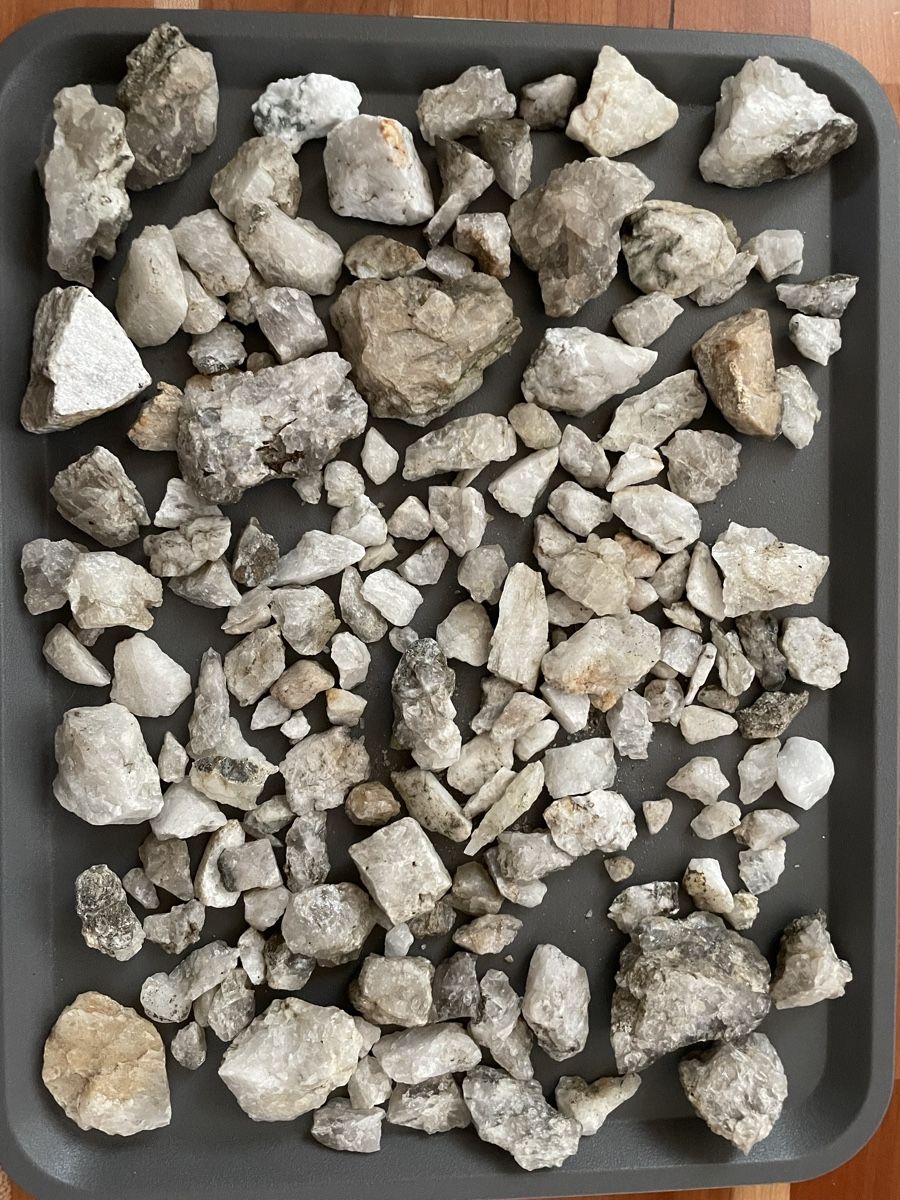 Mattoni da costruzione: Kieselsteine / Quarz Steine Sammlung – Usato da Rümlang venduto da euqinom16
