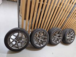BORBET Y 17 Zoll Alufelgen 5x120, BMW Komplettrad mit Reifen