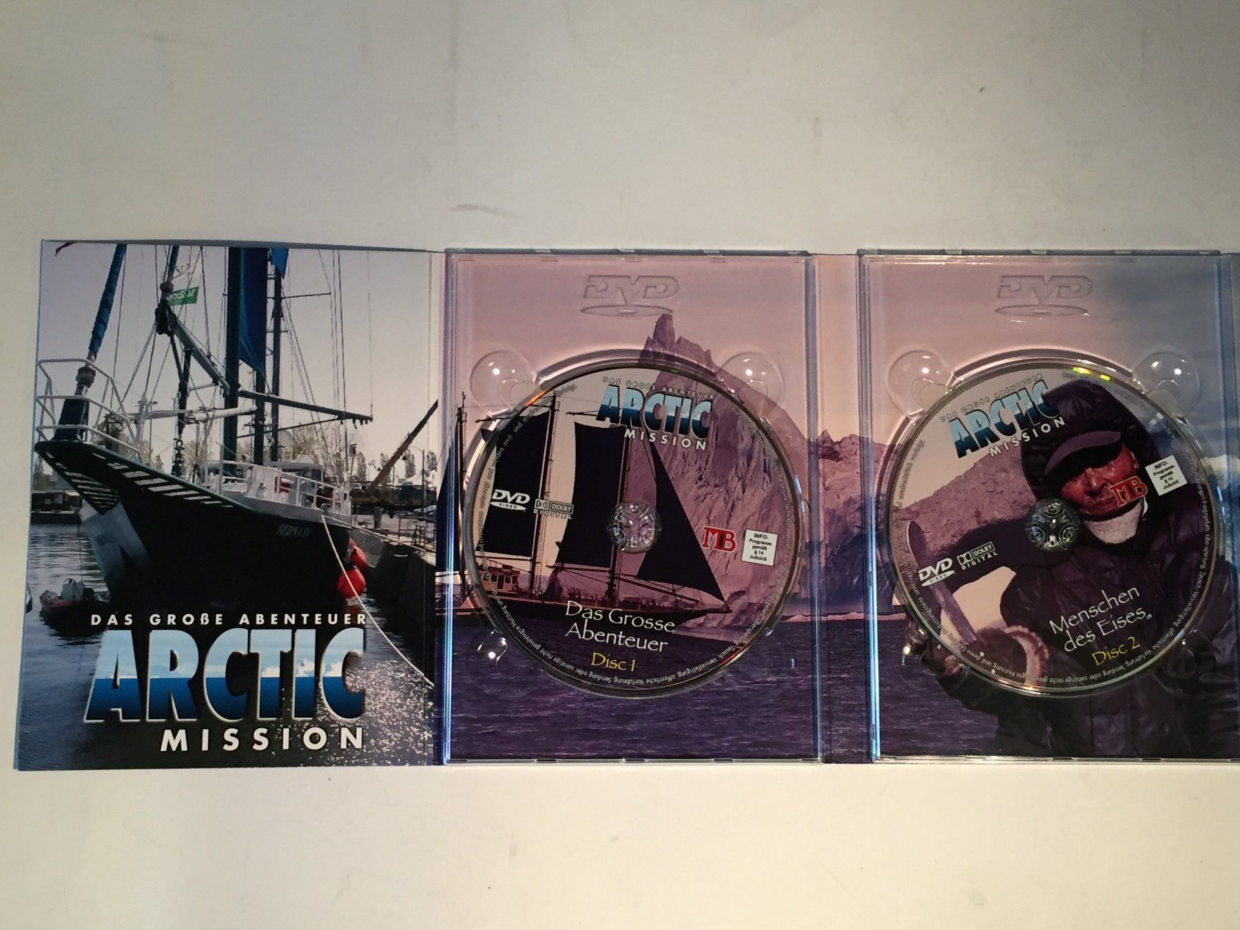 Tutti i DVDs: 5 x DVD "ARCTIC MISSION" HD – Usato da Schaffhausen venduto da sparzone 5