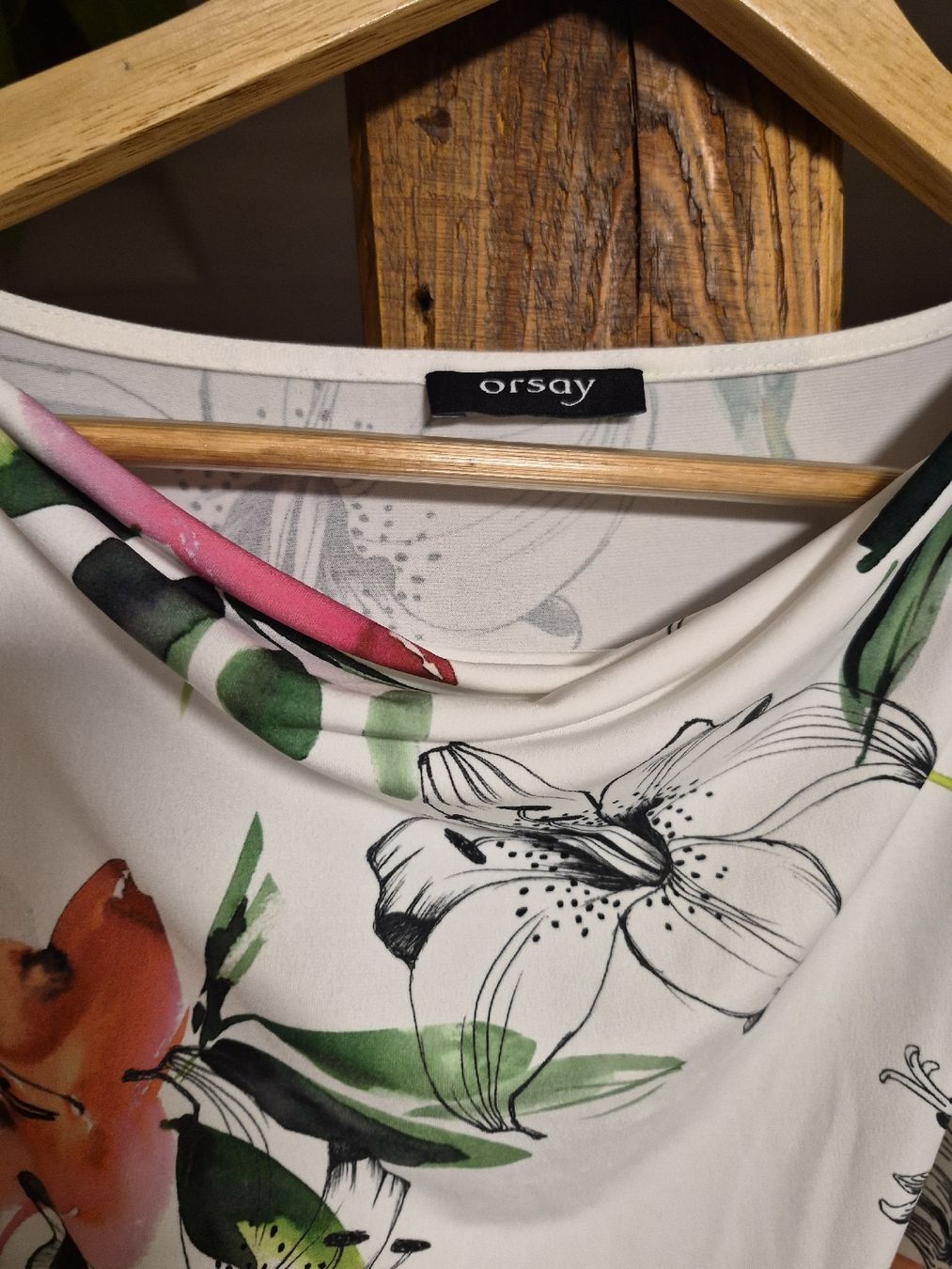Vestiti: Kleid Orsay weiss mit Blumenmuster Gr M – Usato da Frauenfeld venduto da mel_2gqy 2