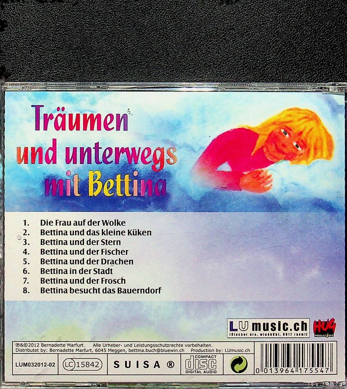 CDs: CD Träumen und unterwegs mit Bettina – Gebraucht aus Reitnau von Zaomir 1