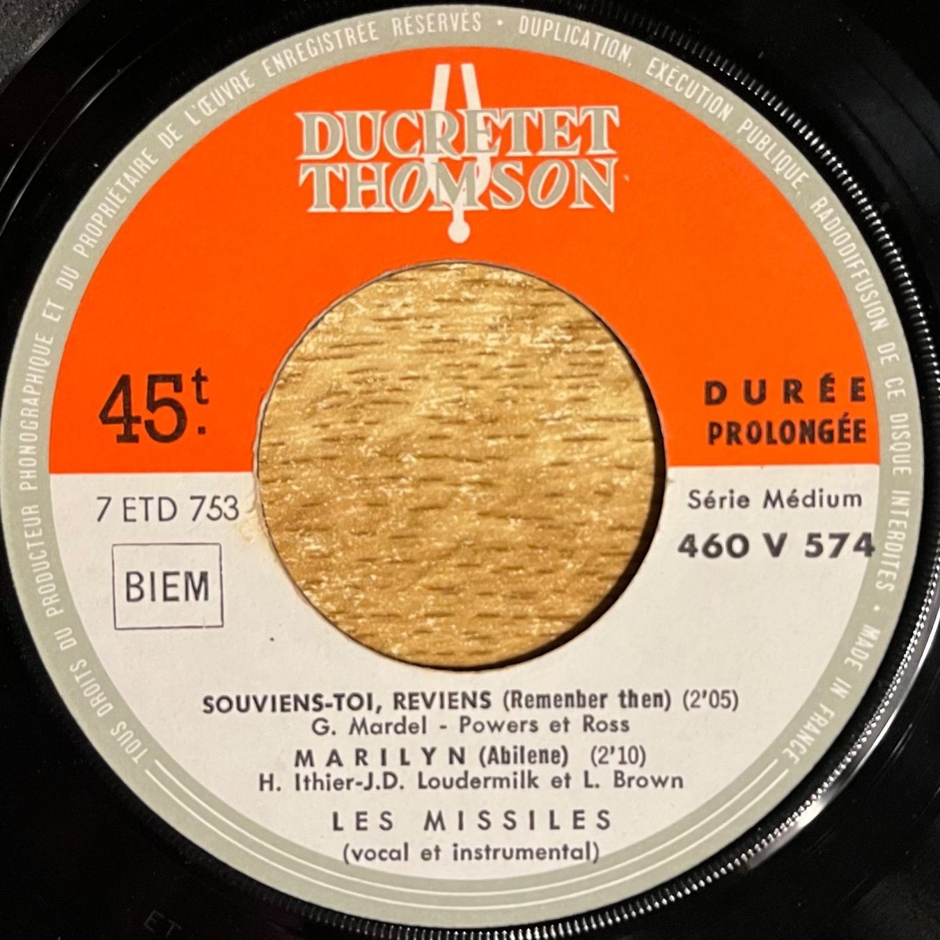Schallplatten: LES MISSILES - SACRE DOLLAR – Gebraucht aus Bussigny von vinyl-pas-cher 3