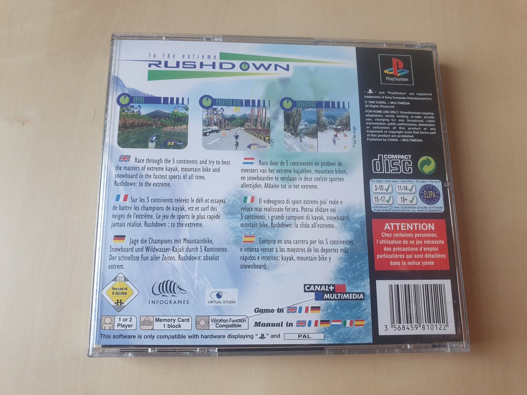 Sony Giochi: Rushdown – Usato da Stansstad venduto da collectorsshop 1