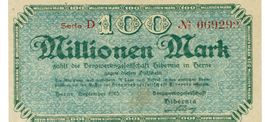 Herne 100 Mil.Mark Serie D 09.1923 VZ+-VZ++