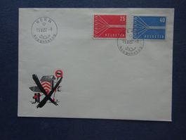 1957 Z-Nr. 332 -333 FDC BERN - Adresslos