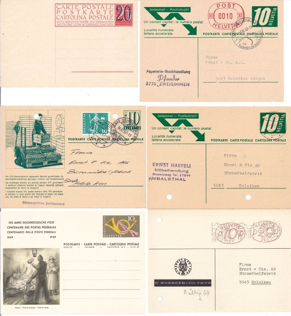 Tous les timbres: Restlos Ganzsachen – D'occasion à Bellach par qsearch 2
