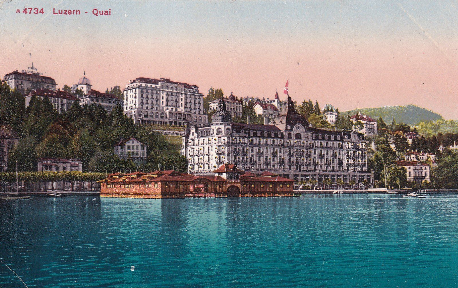 Ansichtskarten: Luzern - Quai – Gebraucht aus Cormoret von Pascalll2001