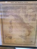 Landkarte Karte Königreich Italien antik 1875