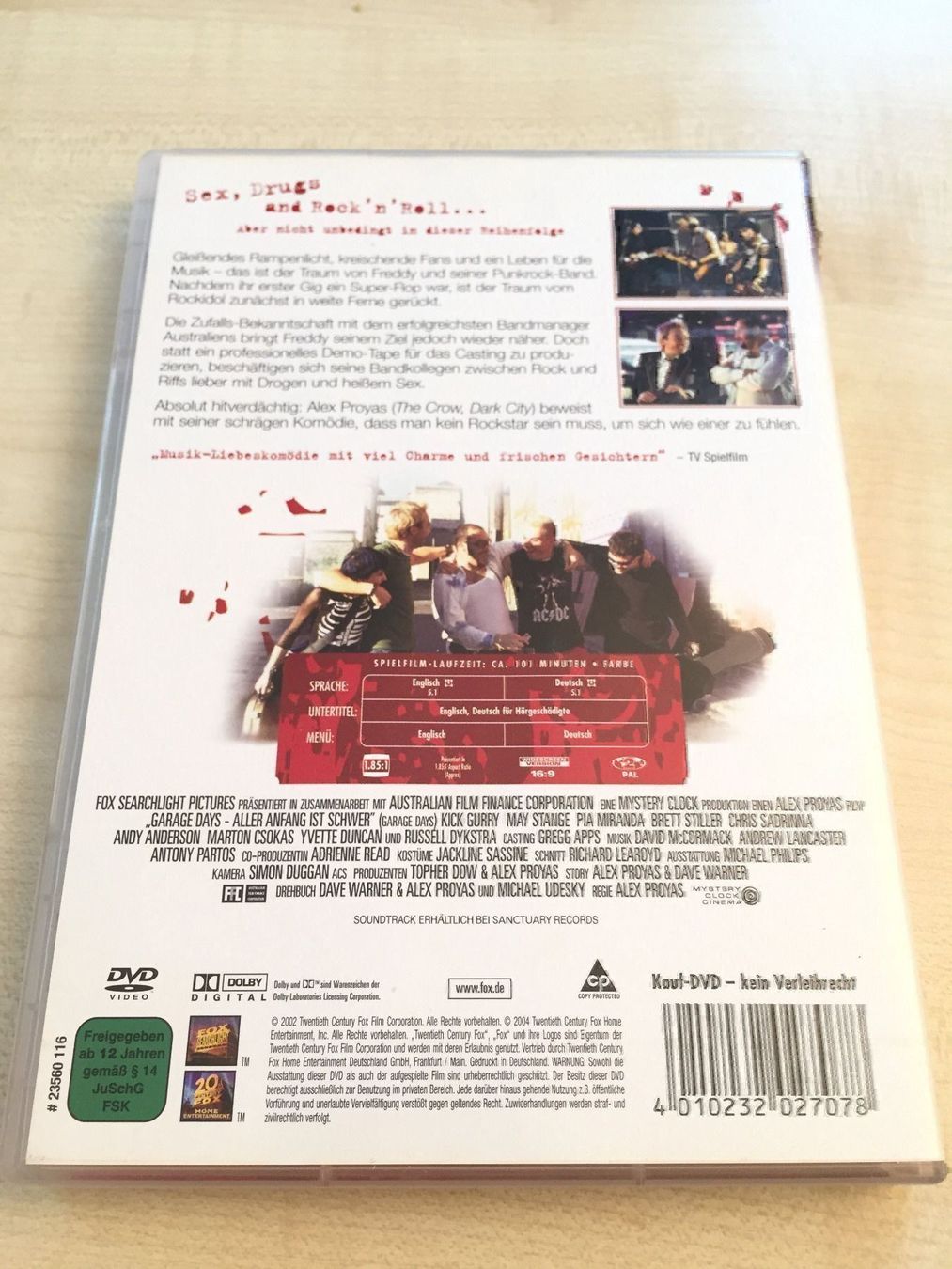 Alle DVDs: Garage Days – Gebraucht aus Rüti ZH von alumedien 1