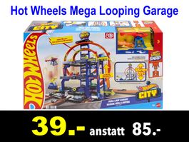🔴  Hot Wheels Mega Looping JBM74 Garage /412B