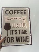Tafel / Poster / Gemälde COFFEE