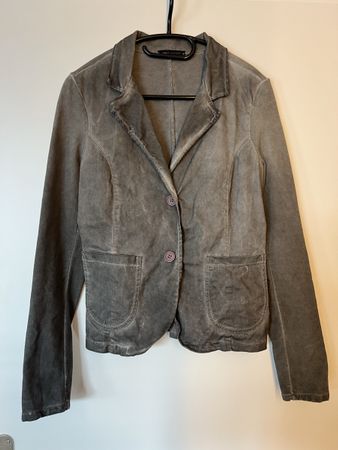 Grauer Damenblazer, Grösse M, Made in Italy, Top Zustand!