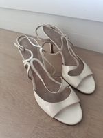Casadei Leder Heels Creme – Grösse 38 – elegant