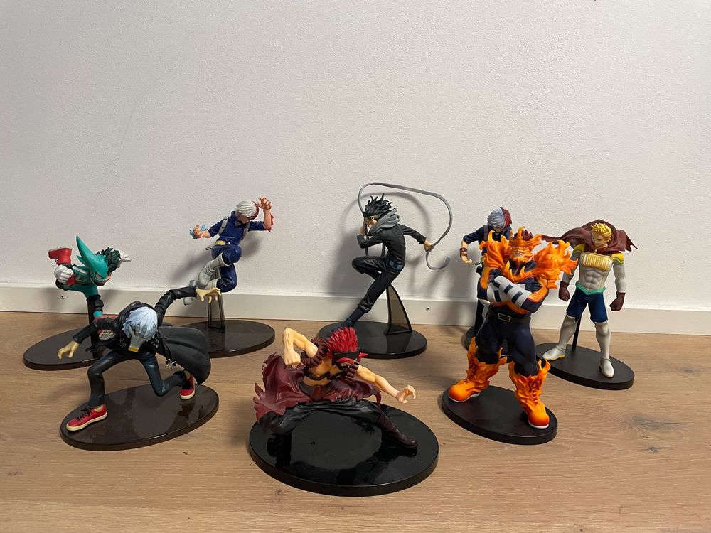 My Hero Academia Figuren – Kirishima, Todoroki, Shigaraki, 16–18 Cm, PVC, Sammlerstück