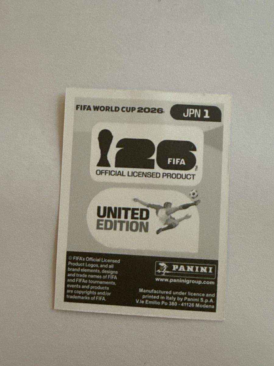 Panini Sammelbilder & Trading cards: JPN1 Panini FIFA World Cup 2026 – Neu (gemäss Beschreibung) aus Muotathal von sin_pdj6 1