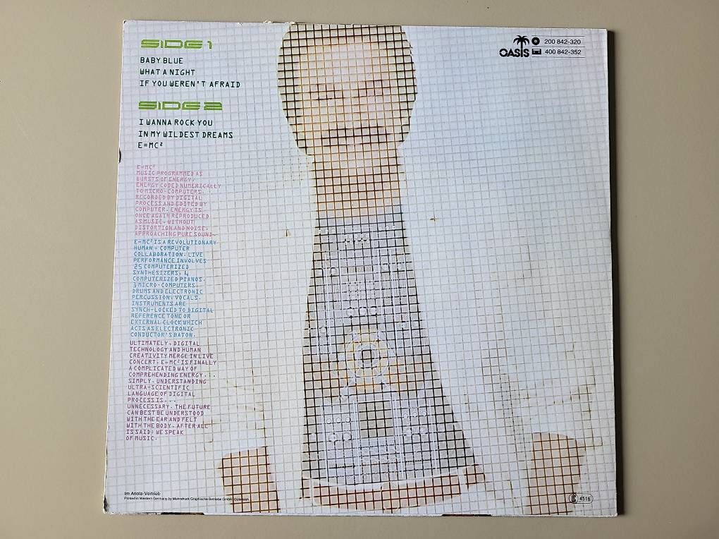 Vinyles: Giorgio (Moroder) - E=MC² - Vinyl LP - 1979 – D'occasion à Wilen b. Wollerau par 4banger 1