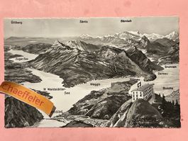 1941 Stanserhorn mit Vierwaldstättersee