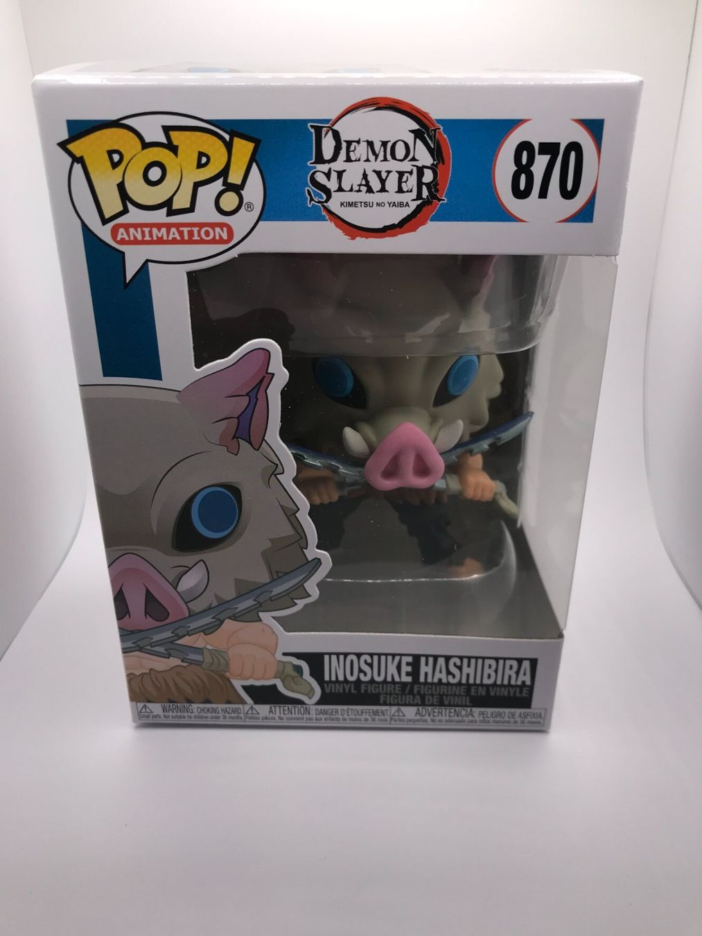 Funko Statuette: Funko POP - 870 - Inosuke Hashibira - Demon Slayer – Nuovo e nell'imballaggio originale da Allschwil venduto da Bullach