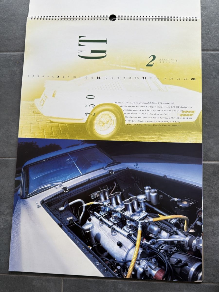 Ferrari Calendari: Original Ferrari Kalender 1999 – Usato da Wolfwil venduto da Rolex1 2