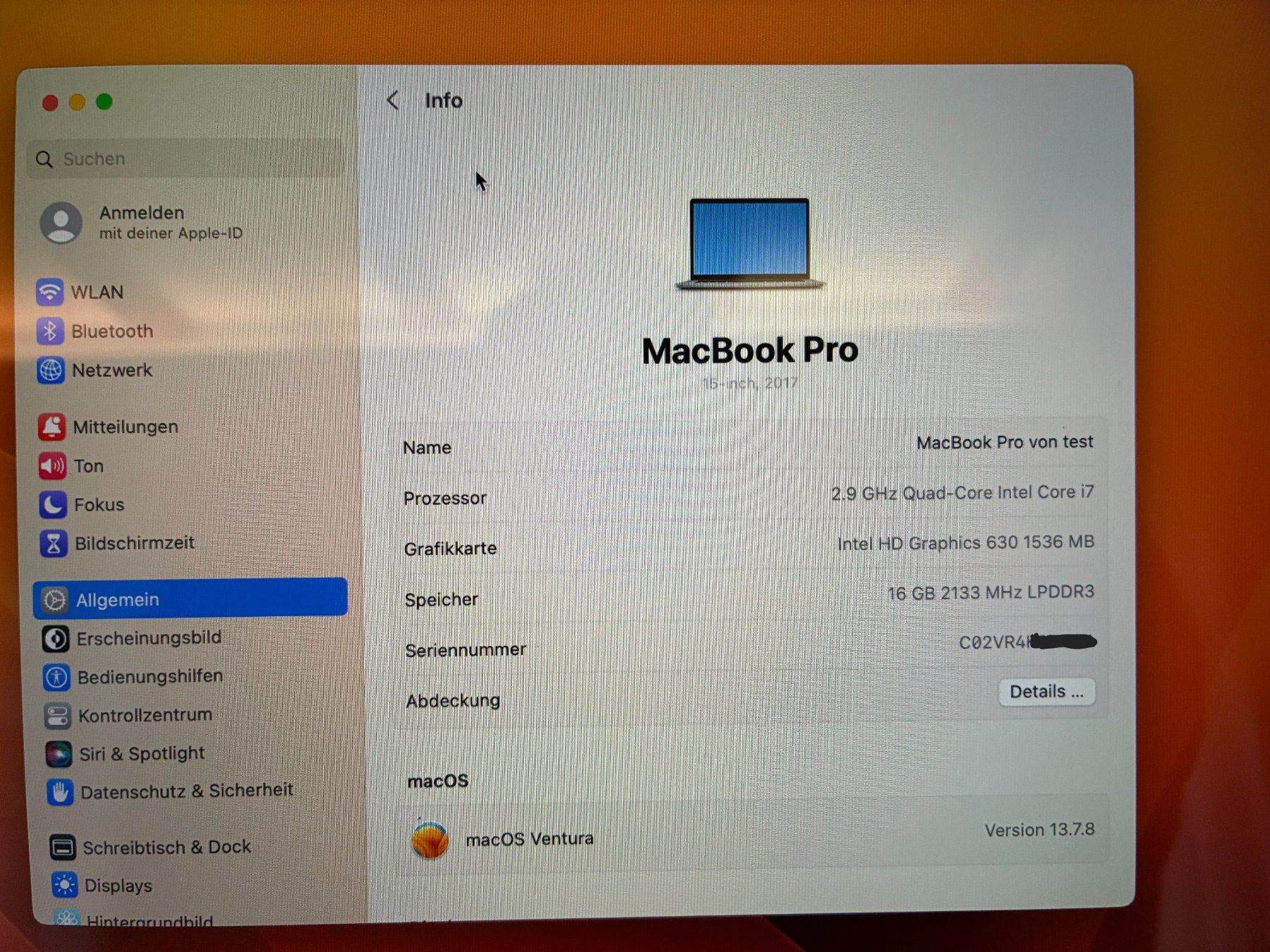 Apple Notebook: Apple Mac Book Pro 15" 512 GB / i7 2.9GHz – Usato da Stans venduto da Nimbuktu 4