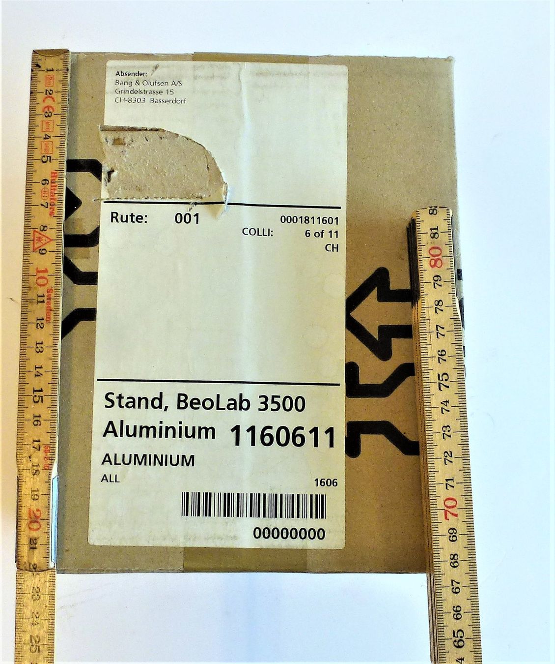 Supporti a parete: B&O BeoLab 3500 Type 1606 Standfuss (2) – Nuovo e nell'imballaggio originale da Murgenthal venduto da B.StM 1