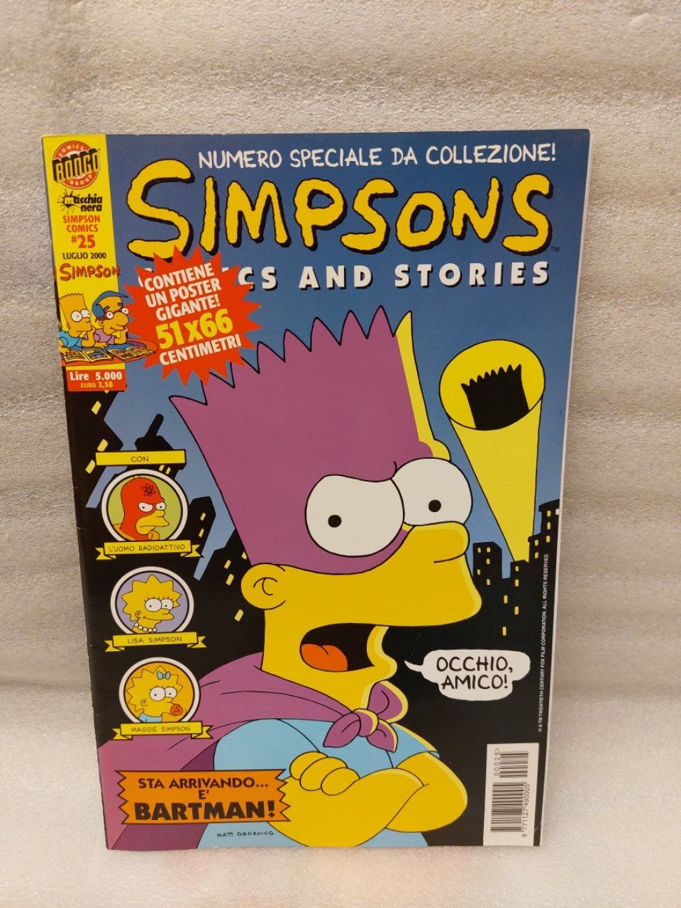 Comics: Bartman - SIMPSONS nr 25 Luglio 2000 - Numero speciale !!! – Gebraucht aus Pambio Noranco von Pol69