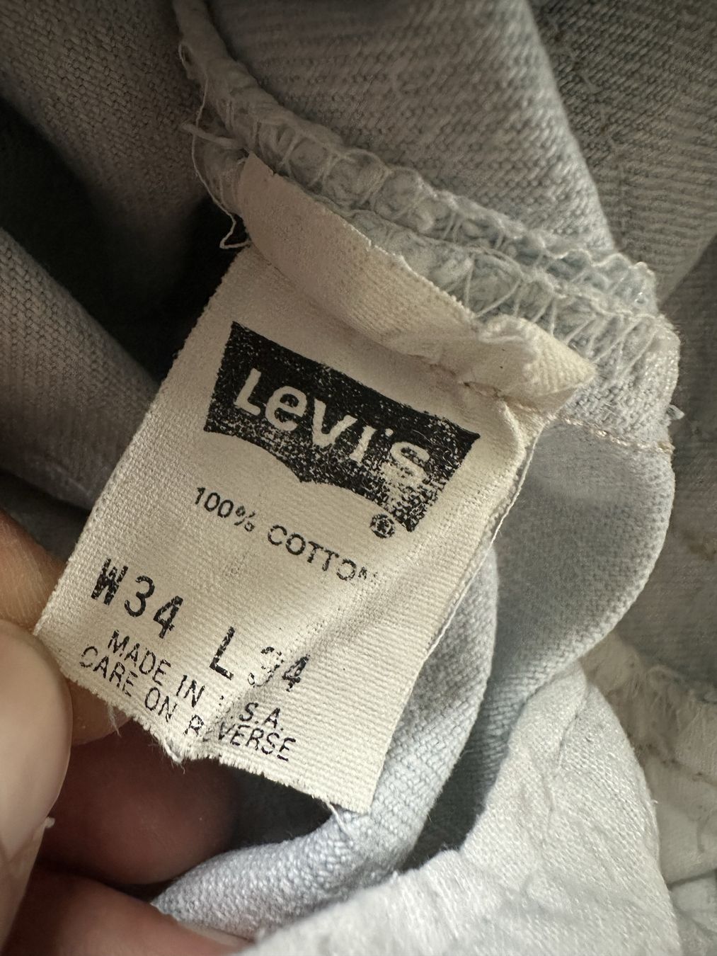 Jeans: Vintage Levis 501 Jeans Gr. 34x34 – Usato da Luzern venduto da nnamfuak 4