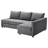 Ecksofa Schlafsofa grau L-Form 230cm Breite neuwertig