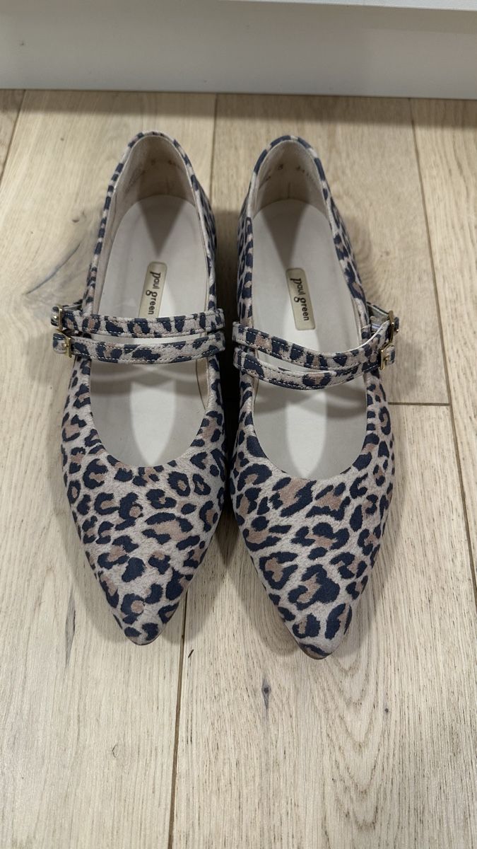 Paul Green Damenschuhe: Stylish Leopard Print Flats - 38 (5) – Gebraucht aus Troinex von AnnaAbanin