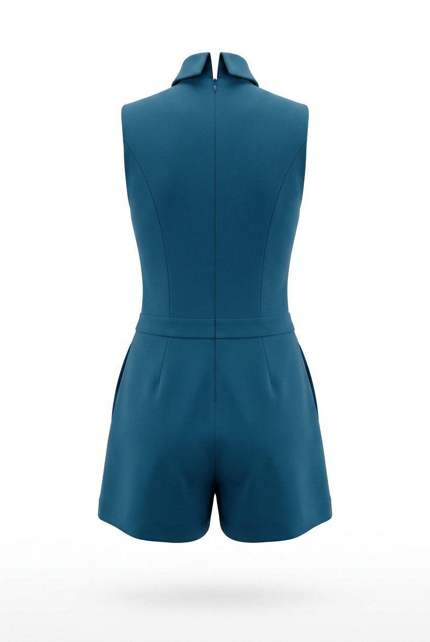 Tute: Tuta corta elegante donna blu – Usato da Lugano venduto da mic_zcm7 3