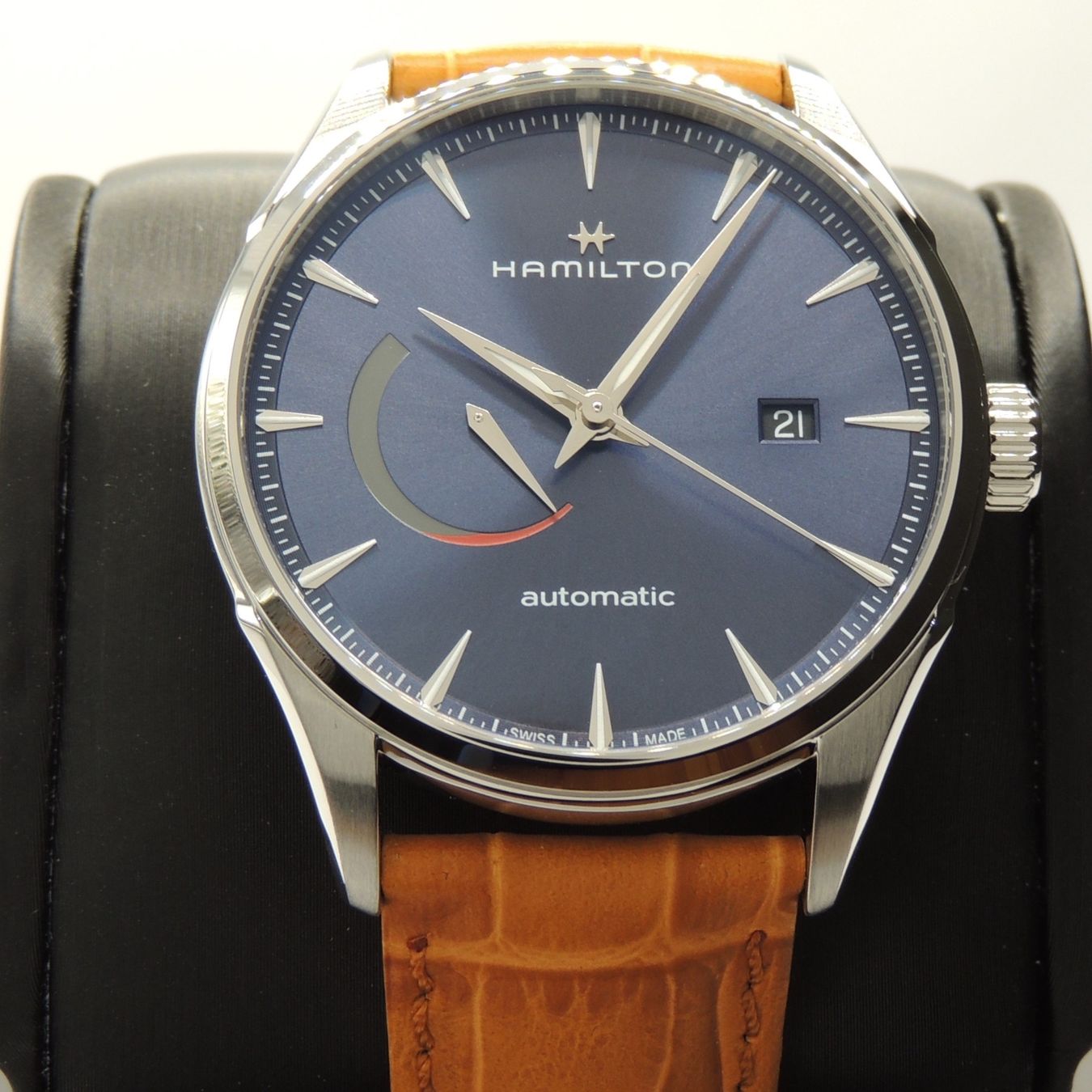 Hamilton Uhren: Montre Hamilton Jazzmaster Power Reserve neuve – Neu und originalverpackt aus Lausanne von DuGoutetdesCouleurs