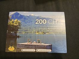 Reisegutschein im Wert von 200Fr.